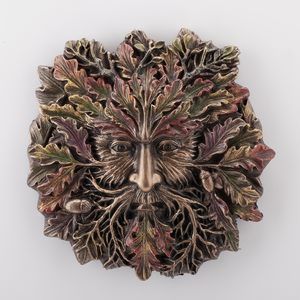 Greenman Wall Plaques (polystone, Autumn Small)😊
